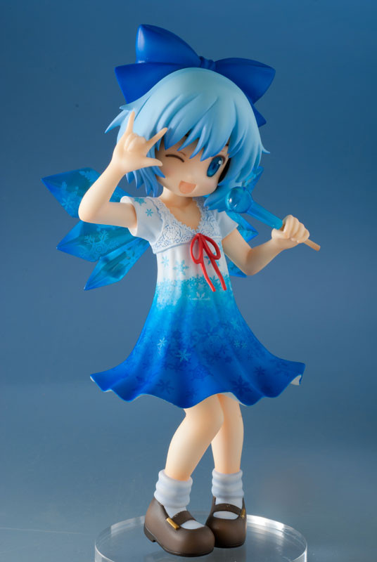 Cirno (Utau Cirno-chan), Touhou Project, Aquamarine, Pre-Painted, 1/8