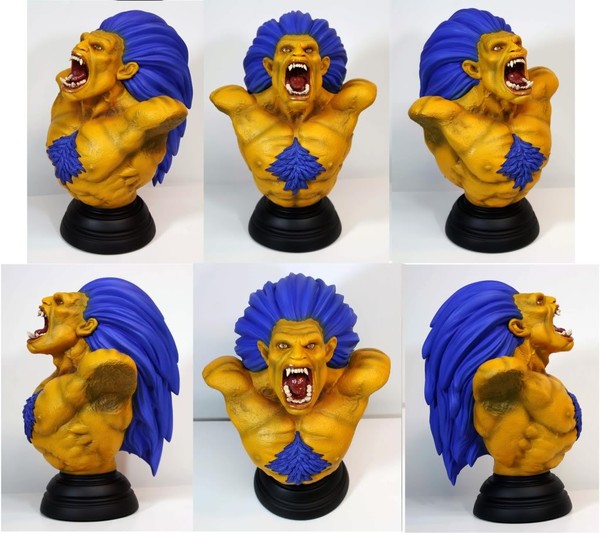 Blanka (Pop Culture Shock Exclusive), Street Fighter II, Premium Collectibles Studio, Pre-Painted, 1/3