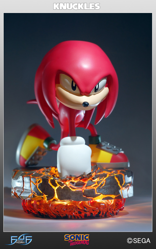 Knuckles the Echidna (Exclusive Edition), Sonic The Hedgehog, First 4 Figures, Pre-Painted