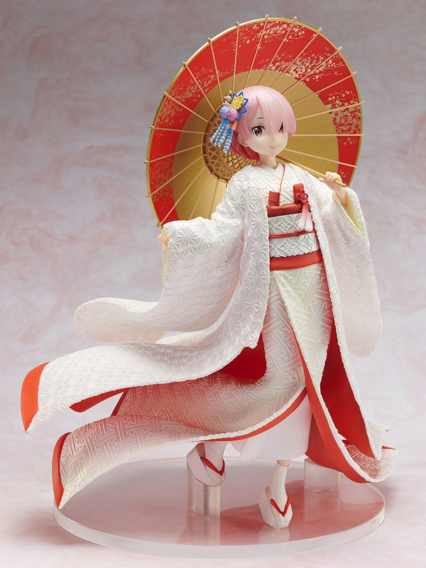 Ram (Shiromuku), Re:Zero Kara Hajimeru Isekai Seikatsu, FuRyu, Pre-Painted, 1/7, 4589584951442