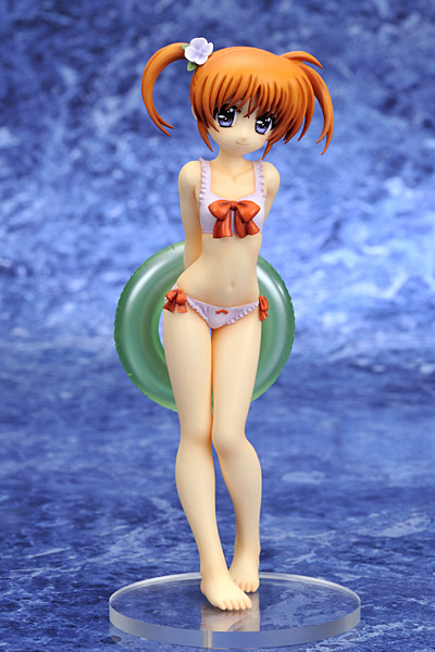 Takamachi Nanoha (Swimsuit), Mahou Shoujo Lyrical Nanoha The Movie 1st, Ques Q, Pre-Painted, 1/7, 4560393840554