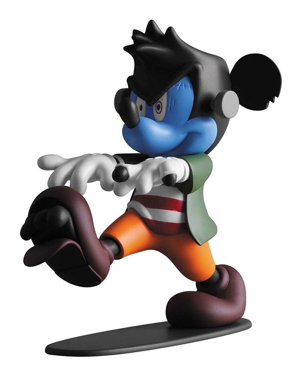 Mickey Mouse (Monster), Disney, Medicom Toy, Pre-Painted, 4530956151526
