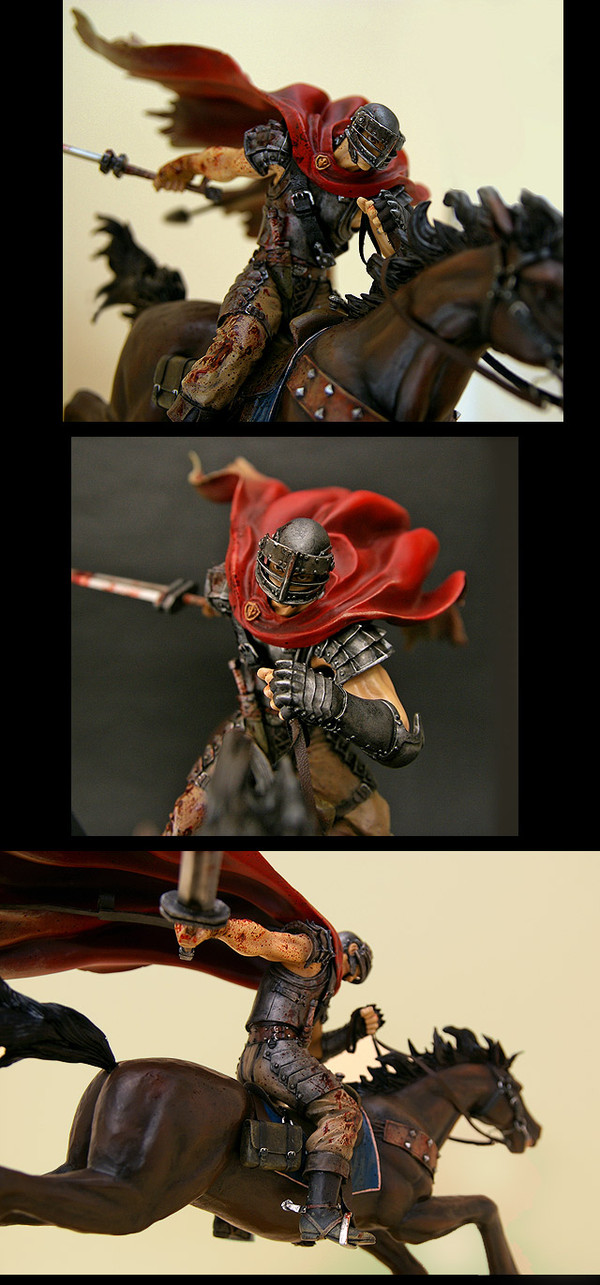 Guts, Berserk, Art of War, Pre-Painted, 1/10
