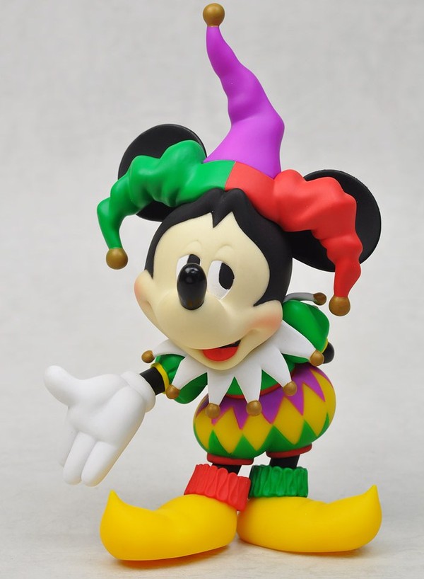 Mickey Mouse (Jester), Disney, Medicom Toy, Pre-Painted, 4530956211749