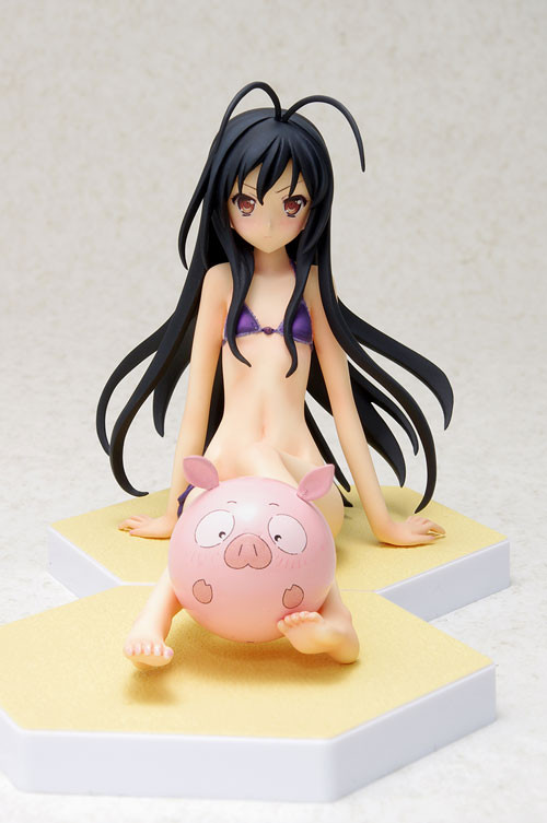 Kuroyukihime (Dengeki Special, Swimsuit), Accel World, Dengeki, Wave, Pre-Painted, 1/10, 4943209552344