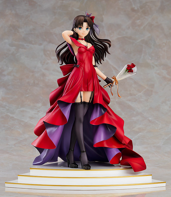 Tohsaka Rin (15th Celebration Dress), Fate/Stay Night, Good Smile Company, Pre-Painted, 1/7, 4580416941600