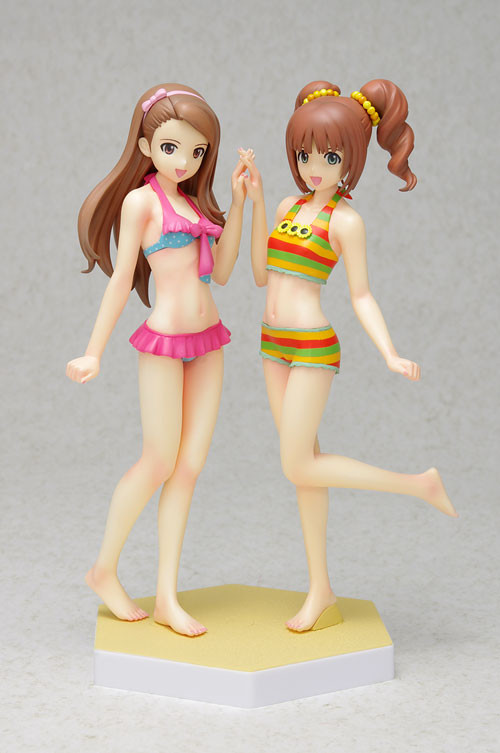 Minase Iori, Takatsuki Yayoi (Limited Set, Swimsuit), IDOLM@STER 2, Wave, Pre-Painted, 1/10, 4943209552368