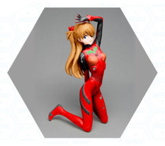 Souryuu Asuka Langley, Shin Seiki Evangelion, Kotobukiya, Lawson, Pre-Painted