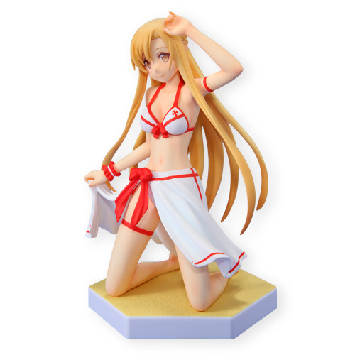 Asuna (Swimsuit, Bikini Style), Sword Art Online, Wave, Pre-Painted, 1/8, 4942330057919