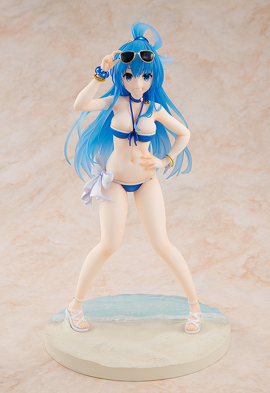 Aqua (Light Novel Swimsuit), Kono Subarashii Sekai Ni Shukufuku O!, Kadokawa, Good Smile Company, Pre-Painted, 1/7, 4935228249084