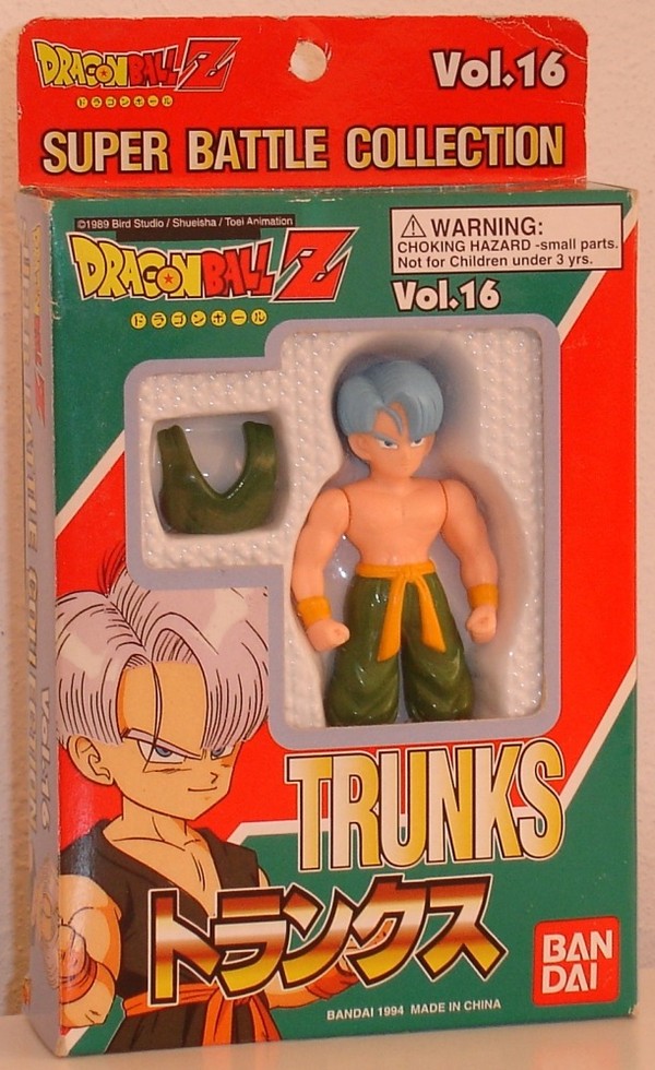 Trunks (Super Battle Collection, Vol. 16), Dragon Ball Z, Bandai, Pre-Painted