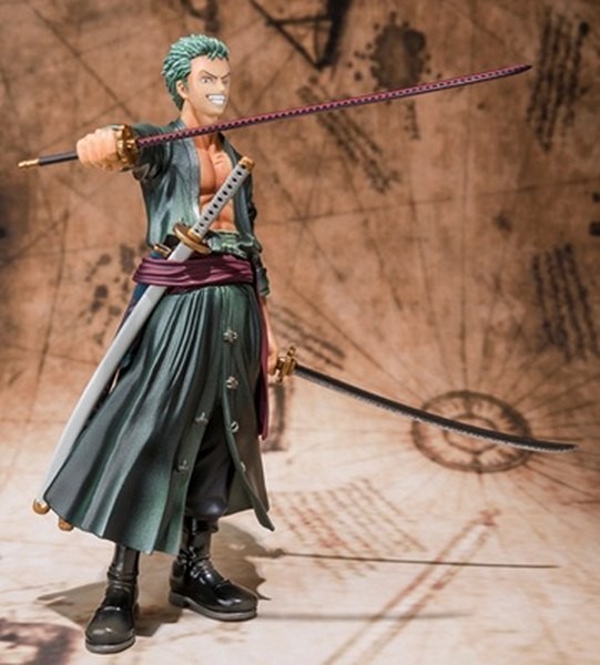 Roronoa Zoro (The New World, Metallic color), One Piece, Bandai, Pre-Painted