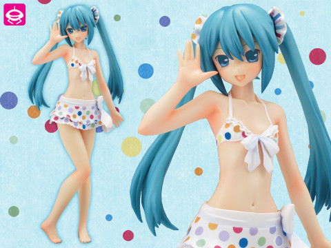 Hatsune Miku (Swimwear Mizutama Bikini), Hatsune Miku -Project Diva- F, SEGA, Pre-Painted