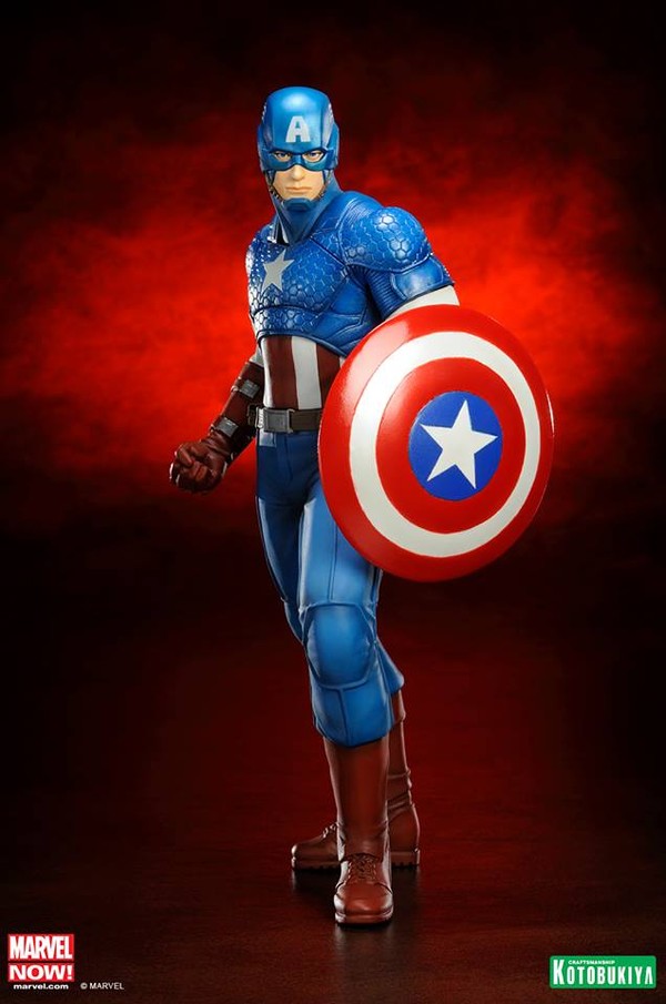 Captain America, The Avengers, Kotobukiya, Pre-Painted, 1/10, 4934054092451