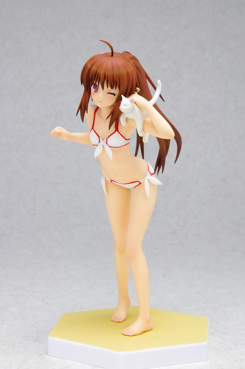 Lennon, Natsume Rin (Swimsuit), Little Busters!, Wave, Pre-Painted, 1/10, 4943209552535