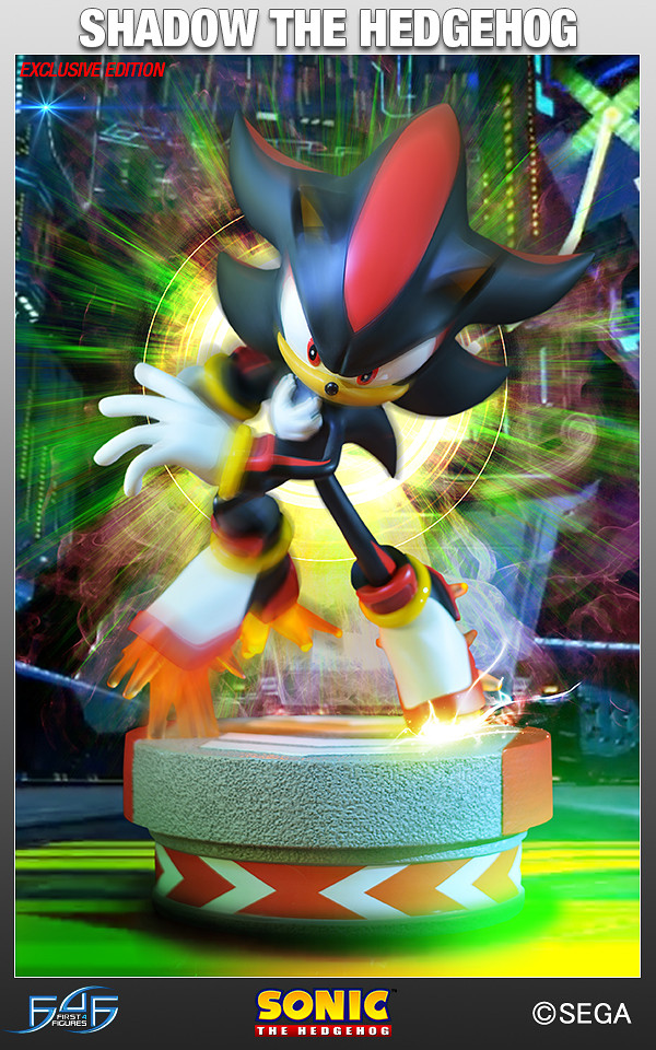 Shadow the Hedgehog (Exclusive), Sonic Adventure 2, First 4 Figures, Pre-Painted