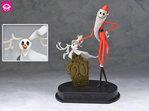 Jack Skellington, Zero (20th Anniversary, Premium Buddy Figure), The Nightmare Before Christmas, SEGA, Pre-Painted