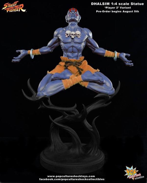 Dhalsim (Player 2 Edition - Pop Culture Shock Exclusive), Street Fighter II, Street Fighter IV, Premium Collectibles Studio, Pre-Painted, 1/4