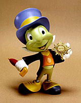 Jiminy Cricket, Pinocchio, Medicom Toy, Pre-Painted