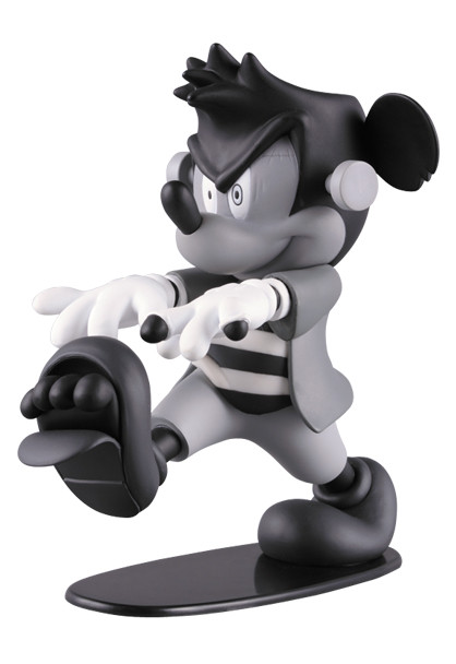 Mickey Mouse (Franken Black & White), Disney, Medicom Toy, Pre-Painted