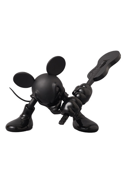 Mickey Mouse (Guitar (Monochrome)), Disney, Medicom Toy, Roen, Pre-Painted