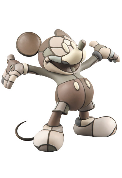 Mickey Mouse (David Flores Gray), Disney, Medicom Toy, Pre-Painted