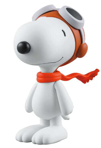 Snoopy (Flying Ace), Peanuts, Medicom Toy, Pre-Painted