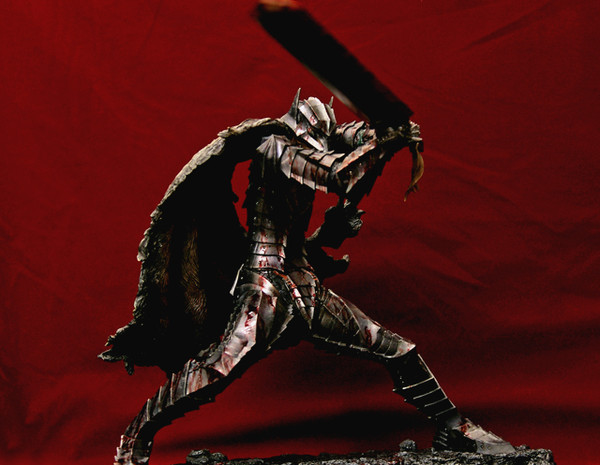 Guts (20th Anniversary Model - Black), Berserk, Art of War, Pre-Painted, 1/6