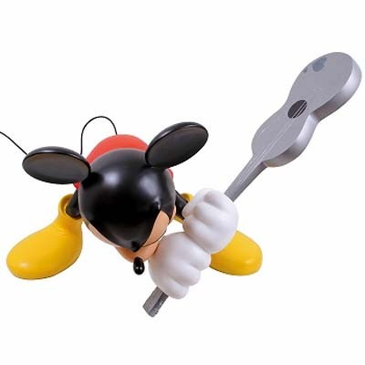 Mickey Mouse (Giant Guitar), Disney, Medicom Toy, Roen, Pre-Painted, 4530956302447