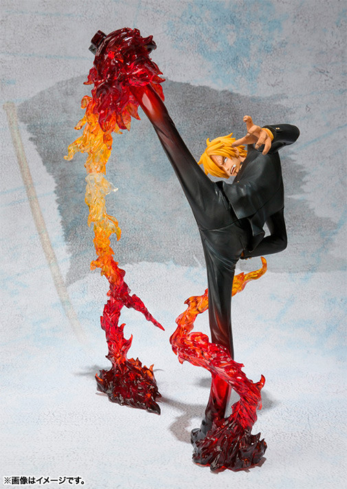 Sanji (Battle Diable Jambe Flambage Shot), One Piece, Bandai, Pre-Painted, 4543112840530