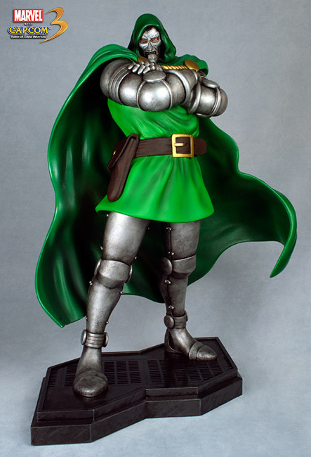 Dr. Doom, Marvel Vs. Capcom 3: Fate Of Two Worlds, Hollywood Collectible Group, Pre-Painted, 1/4