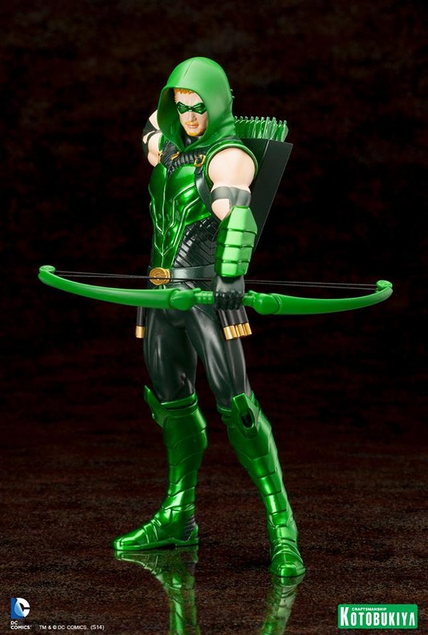 Green Arrow, Justice League, Kotobukiya, Atelier Bamboo, Pre-Painted, 1/10, 4934054902095
