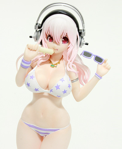 Sonico (Summer Beach, Swimsuit, Blueberry Macaron), SoniComi (Super Sonico), Taito, Pre-Painted