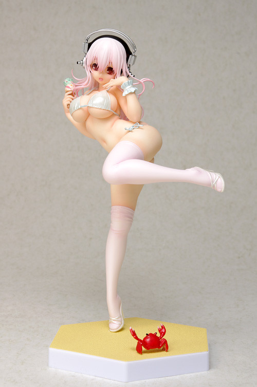 Sonico, SoniComi (Super Sonico), Wave, Pre-Painted, 1/10, 4943209551651