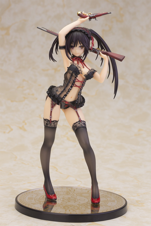 Tokisaki Kurumi (Lingerie, Black Color), Date A Live, Alphamax, Pre-Painted, 1/7, 4562283272223