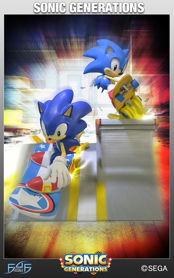 Sonic the Hedgehog, Sonic Generations, First 4 Figures, Pre-Painted