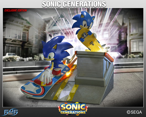 Sonic the Hedgehog (City Escape), Sonic Generations, First 4 Figures, Pre-Painted