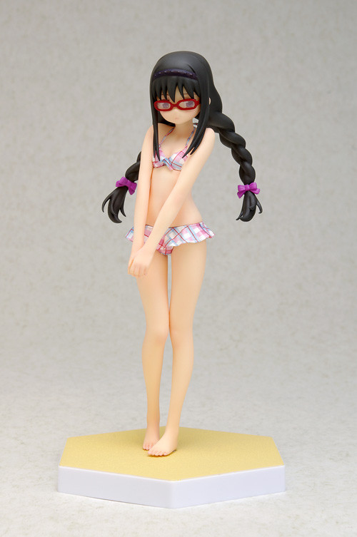 Akemi Homura (Swimsuit, 2), Gekijouban Mahou Shoujo Madoka★Magica, Wave, Pre-Painted, 1/10, 4943209553068