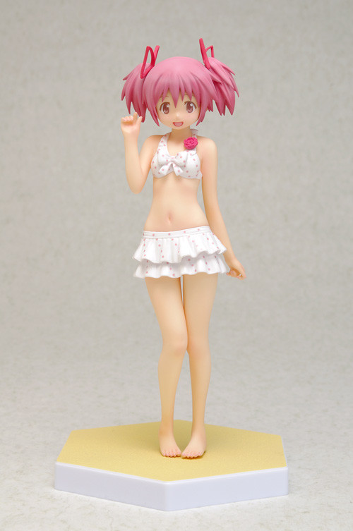 Kaname Madoka (Swimsuit, 2), Gekijouban Mahou Shoujo Madoka★Magica, Wave, Pre-Painted, 1/10, 4943209553051