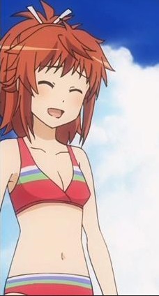 Koshigaya Natsumi (Swimsuit), Non Non Biyori, Wave, Pre-Painted, 1/10