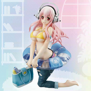 Sonico (Summer Memories), SoniComi (Super Sonico), FuRyu, Pre-Painted