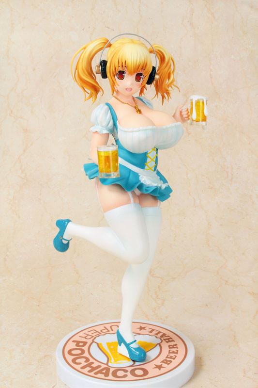 Super Pochaco (Beer Girl), Mascot Character, A+, Pre-Painted, 1/6, 4571382170484