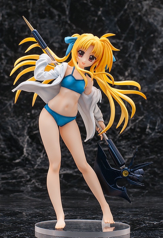 Fate T. Harlaown (Swimsuit Parka Style), Mahou Shoujo Lyrical Nanoha The Movie 2nd A's, Aquamarine, Pre-Painted, 1/8, 4562369650136