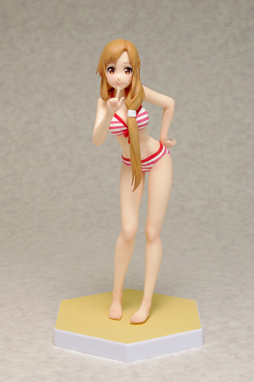 Yuuki Asuna (Swimsuit), Sword Art Online, Wave, Pre-Painted, 1/10, 4943209553617