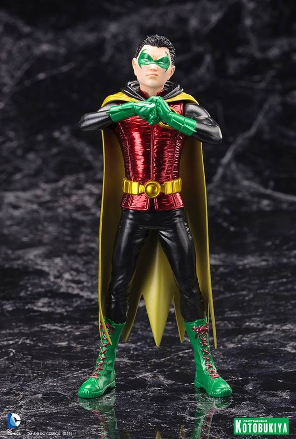 Robin (Damian Wayne), Batman, Kotobukiya, Atelier Bamboo, Pre-Painted, 1/10, 4934054902200