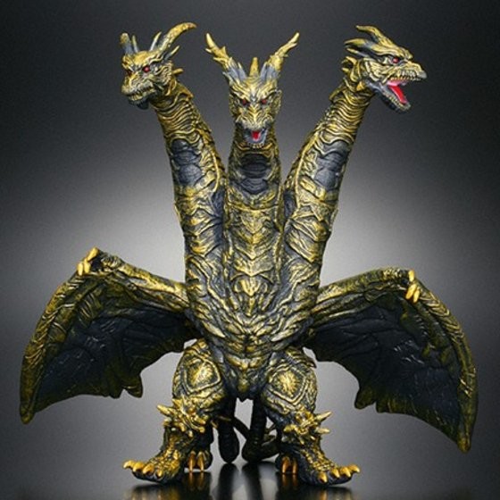 Keizer Ghidorah, Gojira Final Wars, Bandai, Pre-Painted, 4543112255167