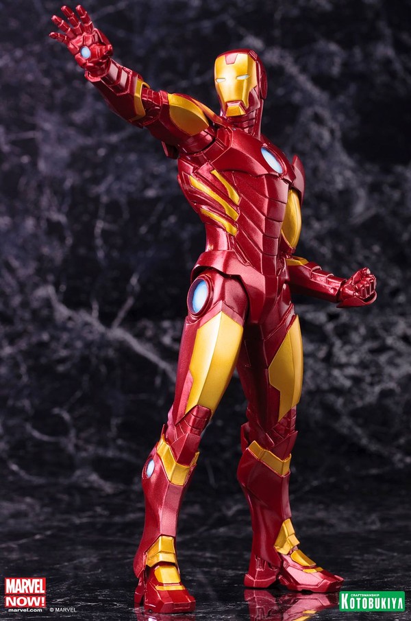 Iron Man (Red x Gold), The Avengers, Kotobukiya, Pre-Painted, 1/10