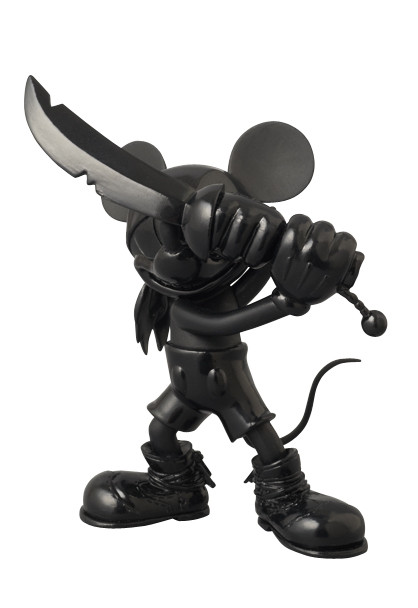 Mickey Mouse (Pirate, Tone on Tone), Disney, Medicom Toy, Roen, Pre-Painted