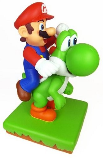 Mario, Yoshi, New Super Mario Bros. Wii, Banpresto, Pre-Painted