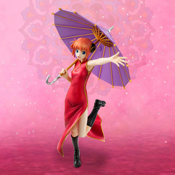Kagura (China Dress), Gintama, MegaHouse, Pre-Painted, 1/8, 4535123816659